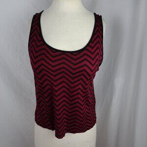 Charlotte Russe Bow on Back Tank Top Size L